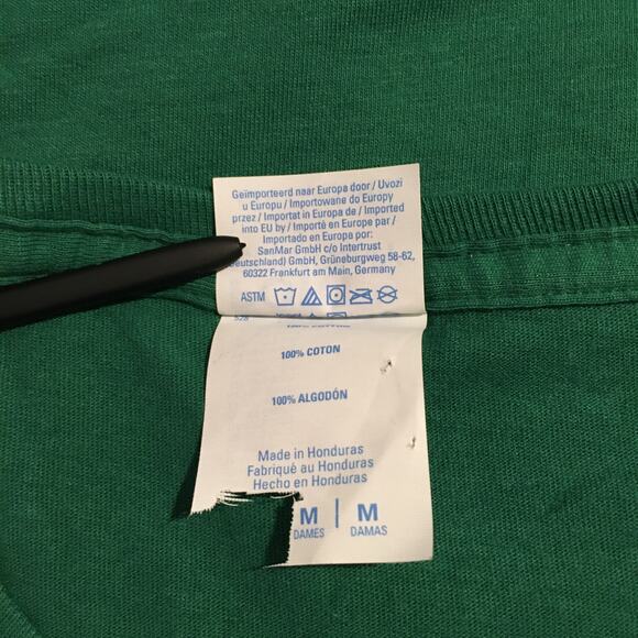 St Patrick's T-shirt Irish Drinking team sz M green - Picture 7 of 7